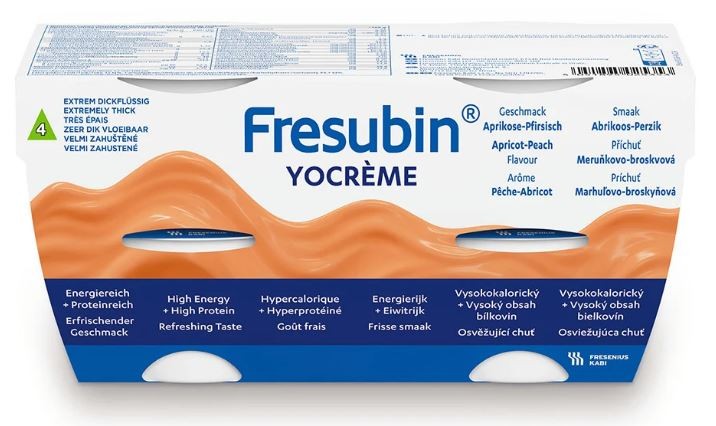 FRESUBIN YOcrème Aprikose-Pfirsich (4x125g)