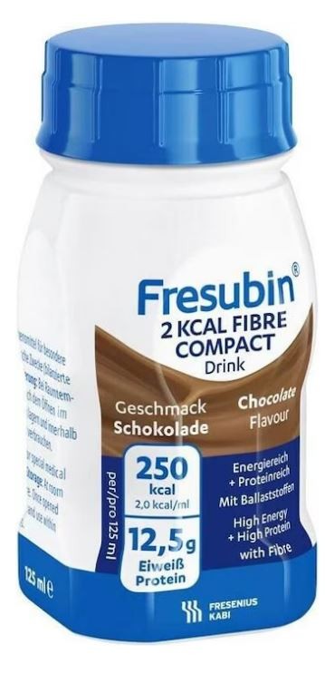 FRESUBIN 2 kcal Compact Fibre Drink Schoko (4x125ml)