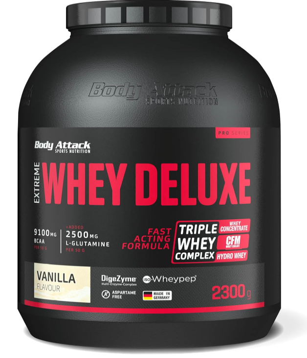Body Attack Extreme Whey Deluxe Nut Nougat (2300g)