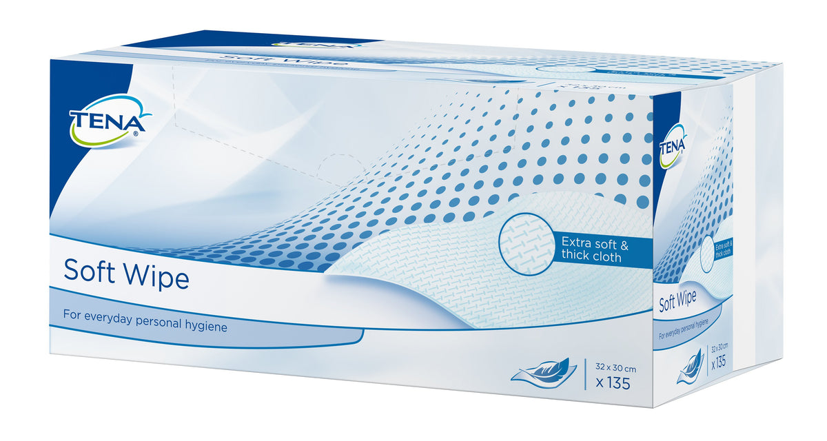 Tena Soft Wipe 30 x 32cm (135 Stk)