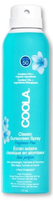 Coola Classic Body Organic Sunscreen Spray SPF50 unparfümiert (177ml)