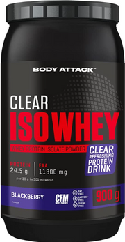 Body Attack Clear Iso Whey Blackberry (900g)
