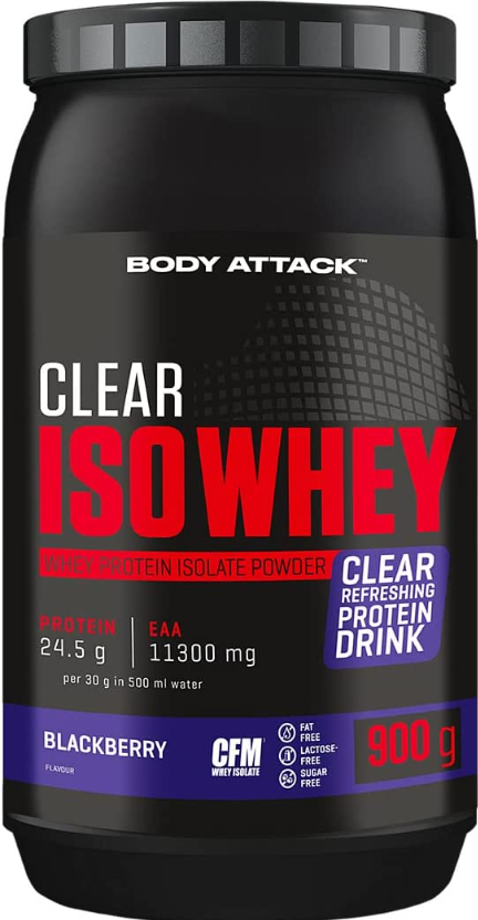 Body Attack Clear Iso Whey Blackberry (900g)