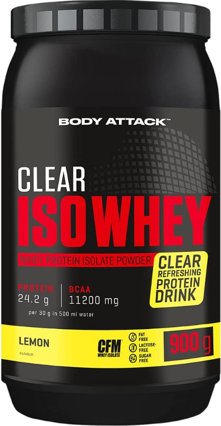 Body Attack Clear Iso Whey Lemon (900g)