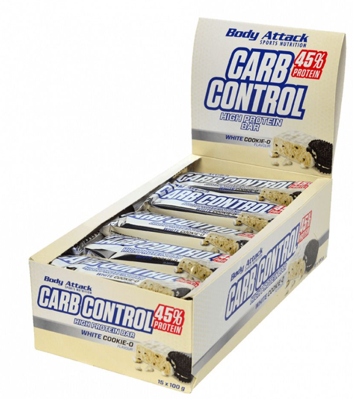 Body Attack Carb Control White Cookie-O (15x100g)