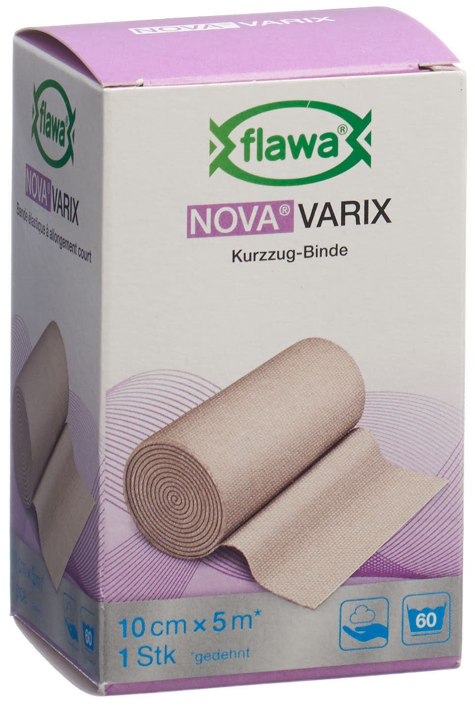 Flawa Nova Varix Kurzzugbinde 10cm x 5m (1 Stk)