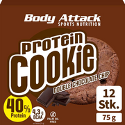 Body Attack Protein Cookie Double Chocolate Chip (12x75g)