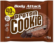 Body Attack Protein Cookie Double Chocolate Chip (75g)
