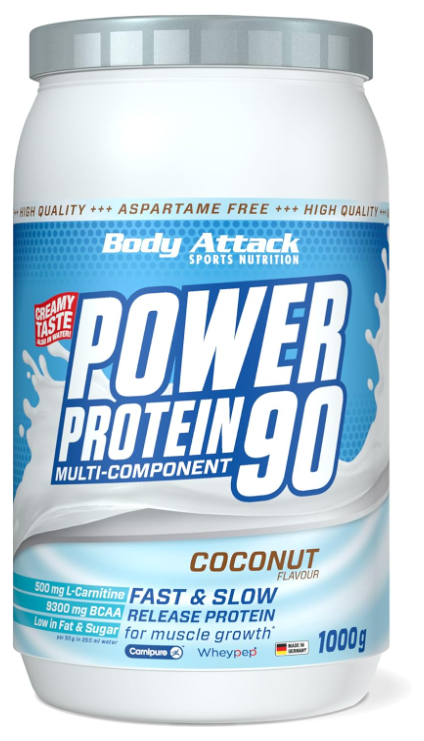 Body Attack Power Protein 90 Coconut (1000g)