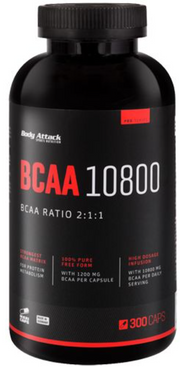 Body Attack BCAA 10800 Caps (300 Stk)