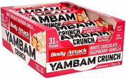 Body Attack Yambam Crunch Bar White Chocolate Raspberry-Vanilla (15x55g)