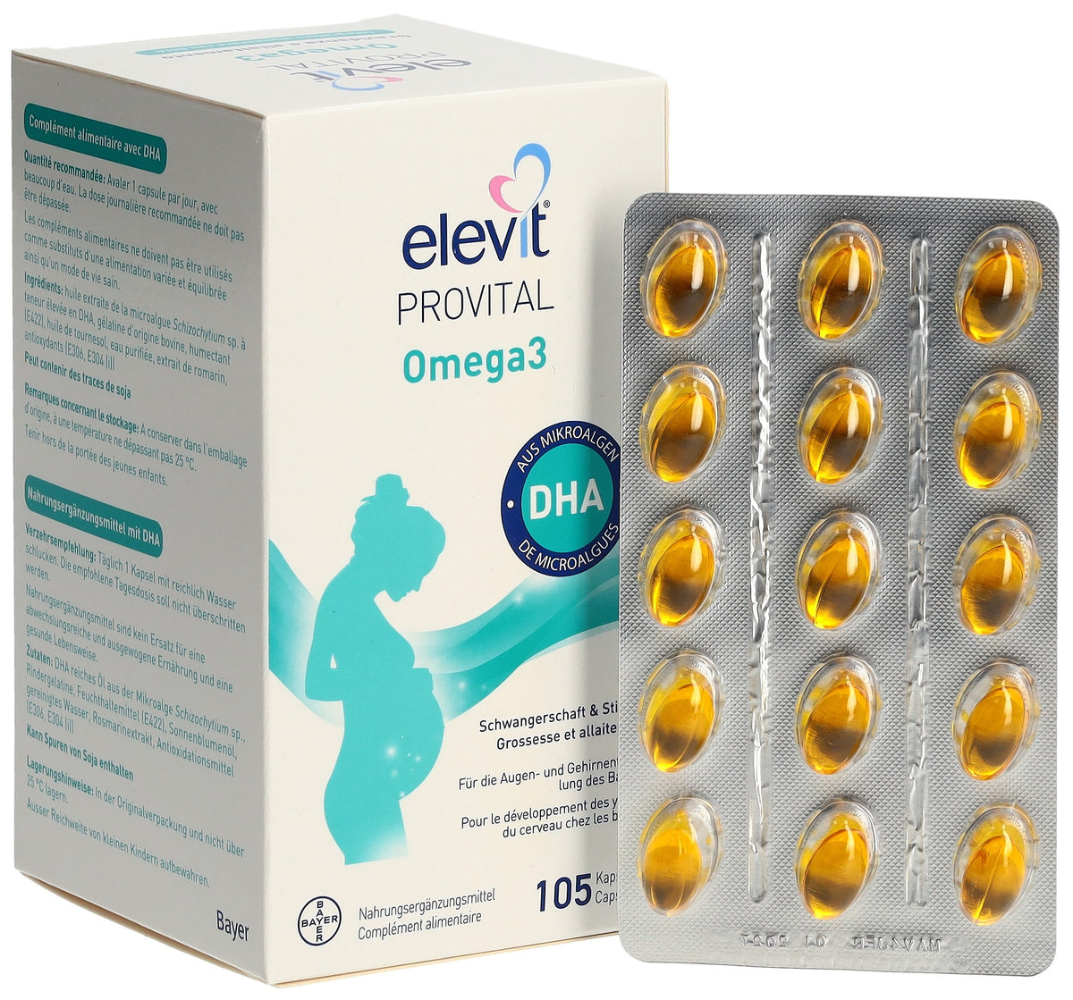 elevit PROVITAL Omega 3 Kapseln (105 Stk)