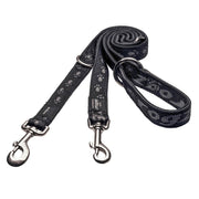 rogz Alpinist Hundeleine schwarz, Länge bis 1.82m, Breite 17mm (1 Stk)