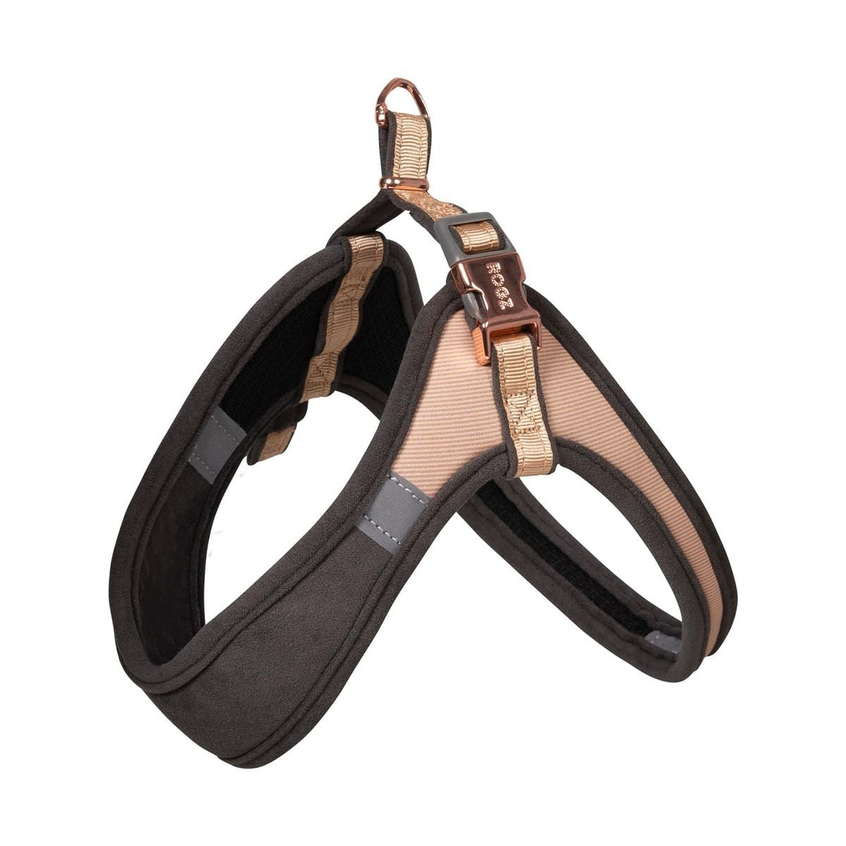 rogz Urban Fast​-​Fit Hundegeschirr goldbeige, Brustlänge 24cm, Bauchumfang 26-30cm (1 Stk)