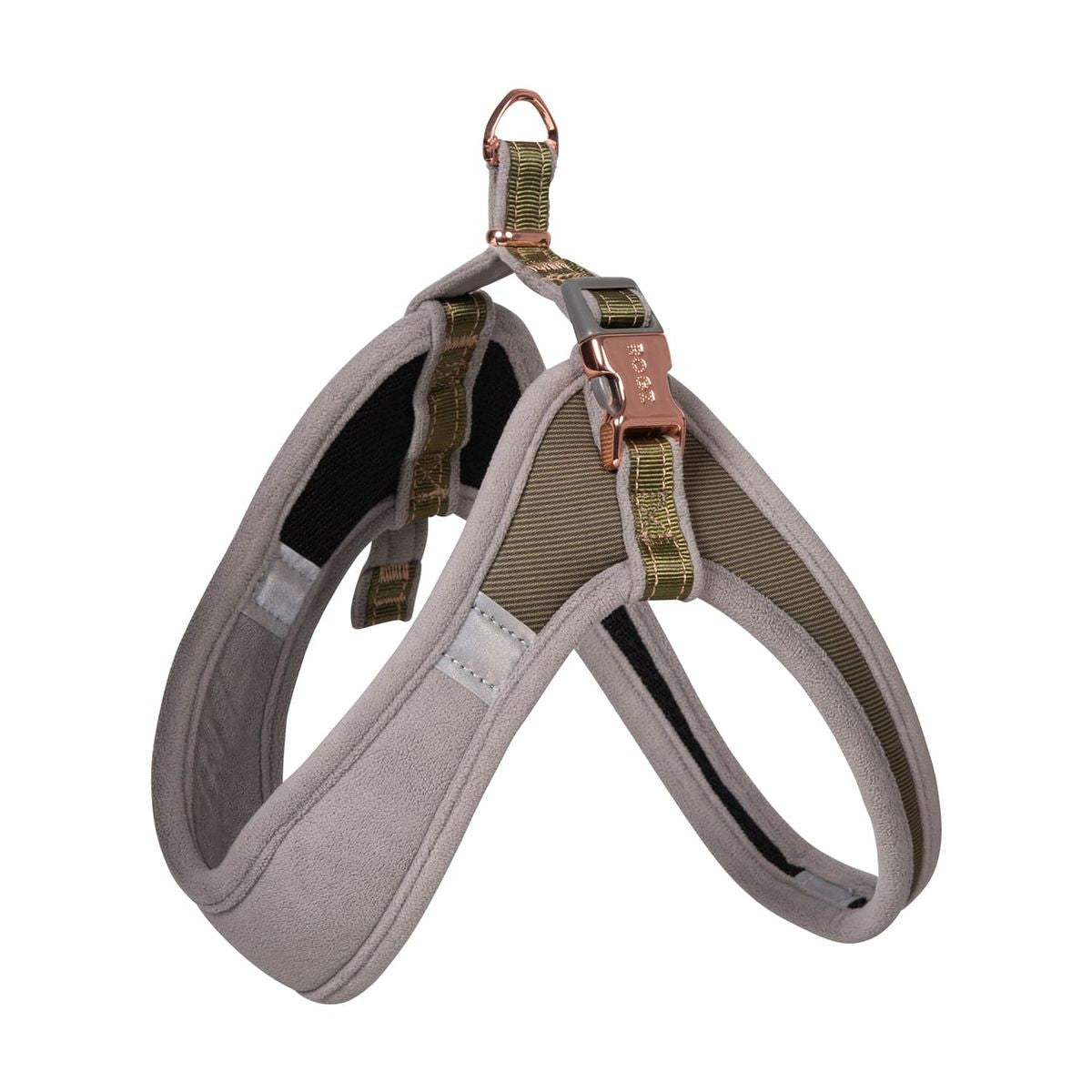 rogz Urban Fast​-​Fit Hundegeschirr olivgrün, Brustlänge 25cm, Bauchumfang 30-35cm (1 Stk)