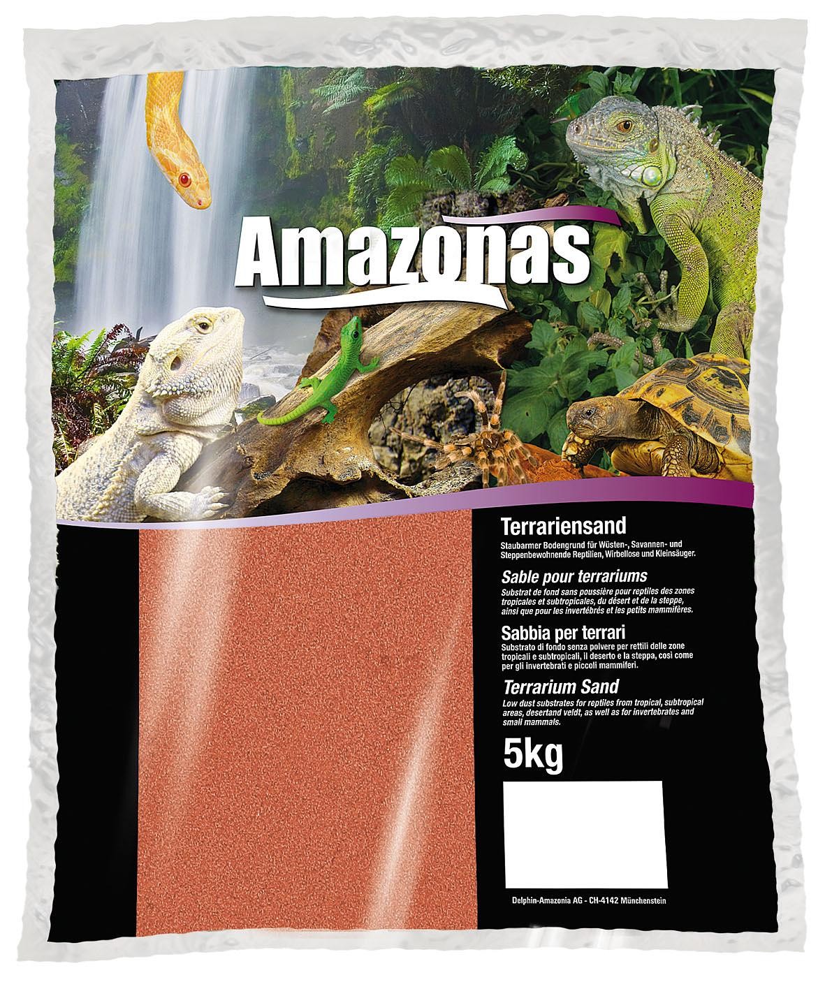 Amazonas Wüstensand rot feucht (5kg)