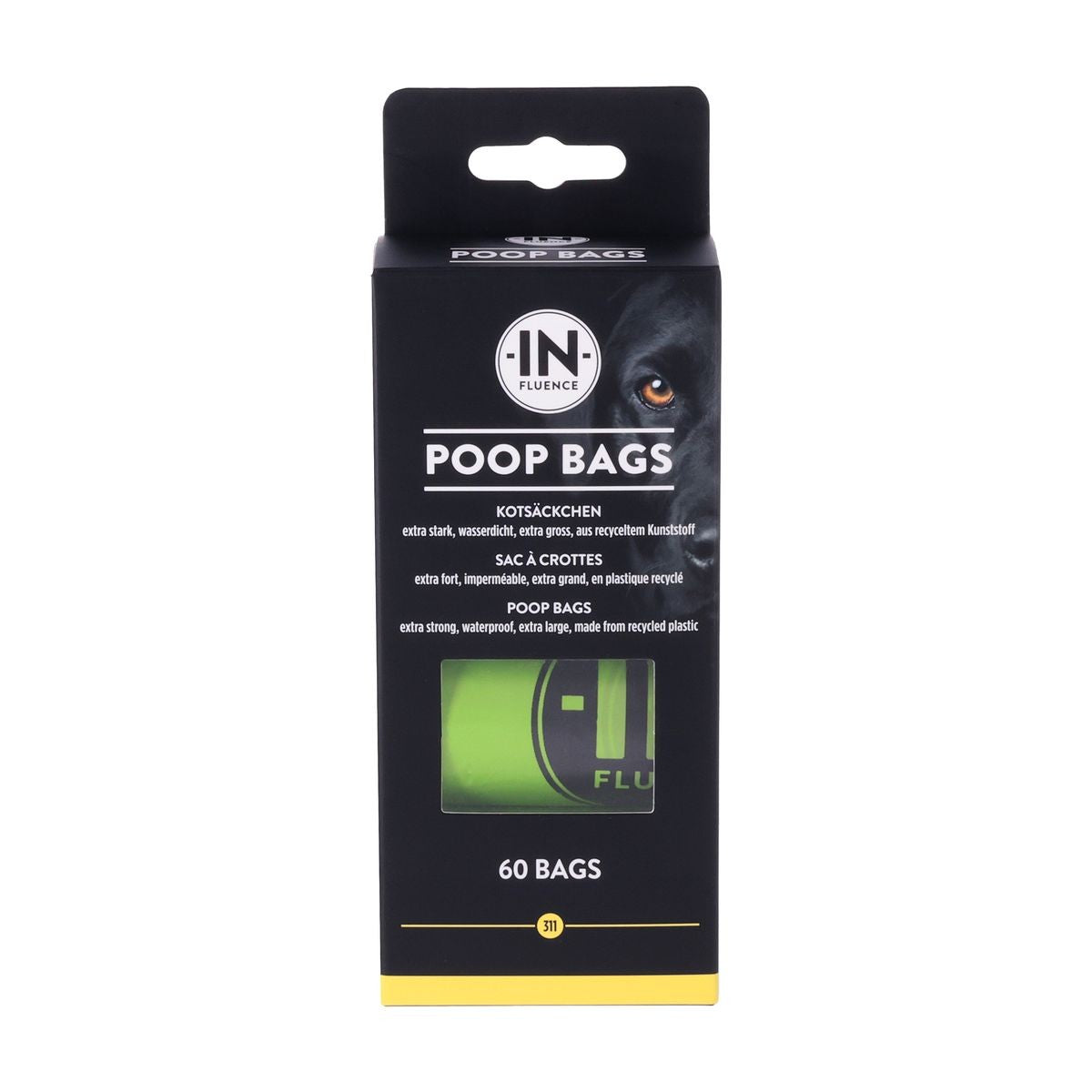 IN​-​FLUENCE Poop Bags Hunde-Kotsäckchen (60 Stk)