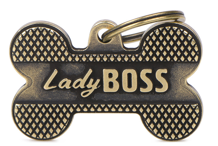 MyFamily Big Bone Bronx Lady Boss ID-Hundetag, 3.8x2.4cm (1 Stk)