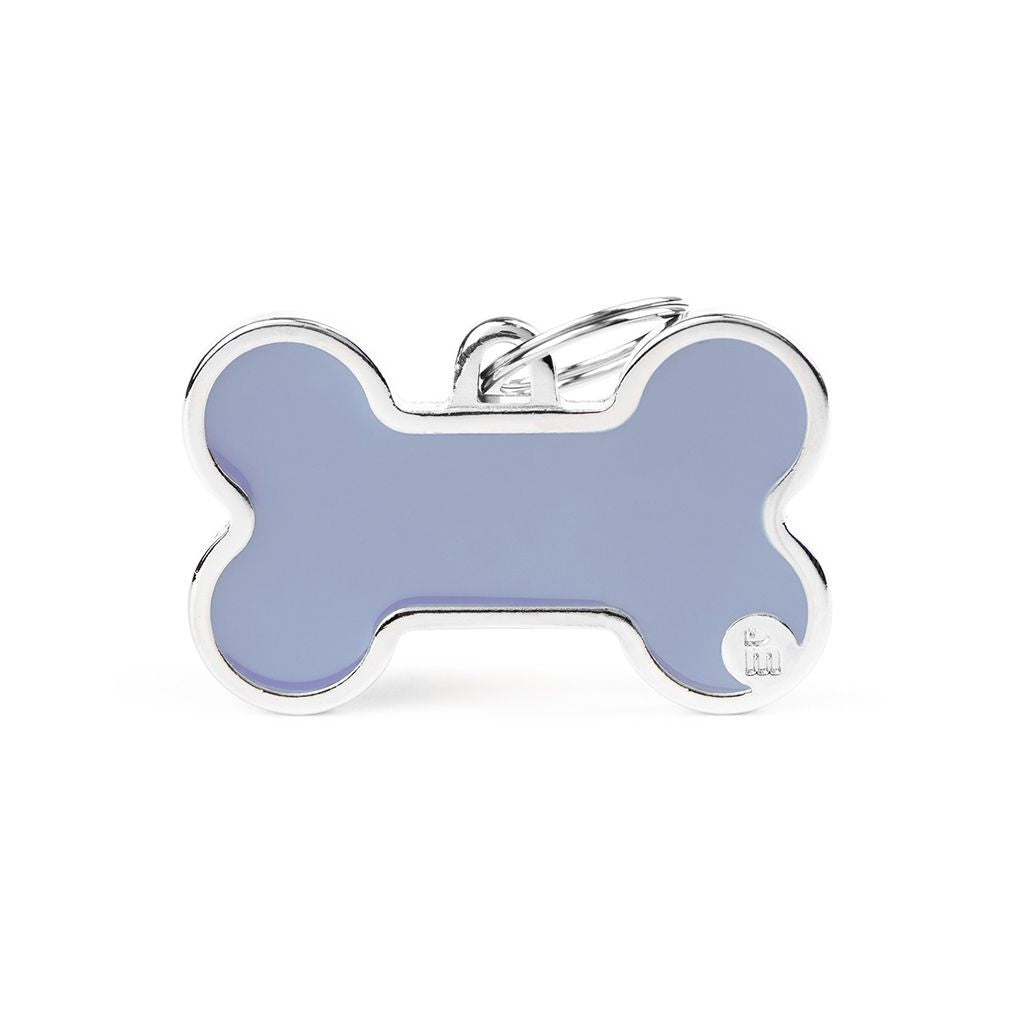 MyFamily Bone Logo ID-Hundetag lila, 2.9x2cm (1 Stk)