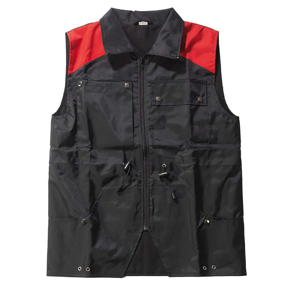 Freezack Gilet Jacke für Hundebesitzer schwarz/rot, Schultermass 40cm, Länge 65cm (1 Stk)