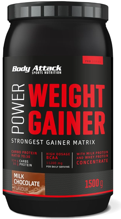 Body Attack Power Weight Gainer Milk Chocolate (1500g)