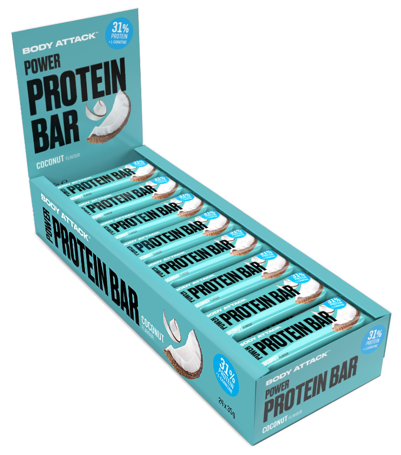 Body Attack Power Protein Bar Coconut (35g)