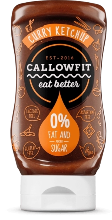 Callowfit Curry Ketchup Sauce (300ml)