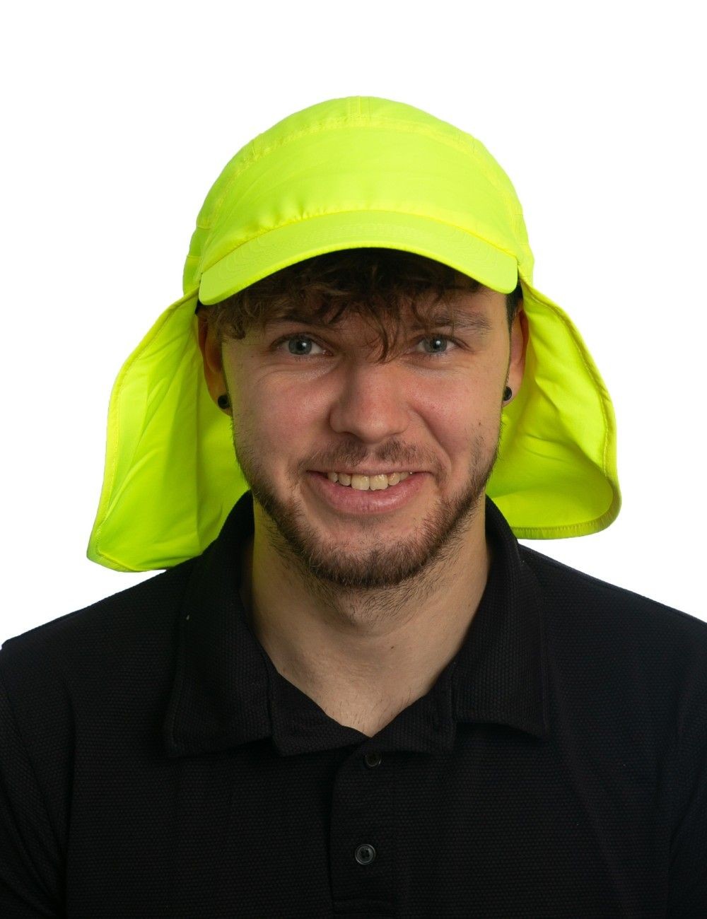 iq-uv UV Schutz Kappe mit Nackenschutz recycelt gelb (1 Stk)