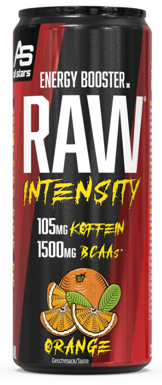 All Stars Raw Intensity Energy Drink Orange (330ml)