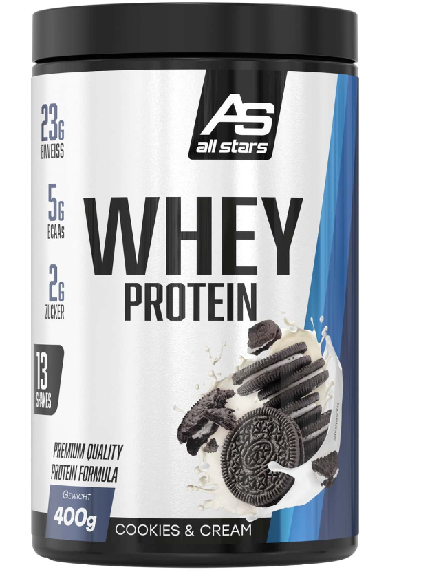 All Stars Whey Protein Cookies & Cream (400g)