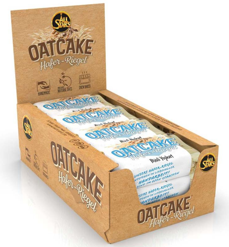 All Stars Oatcake Hafer-Riegel Müsli Yoghurt (12x80g)