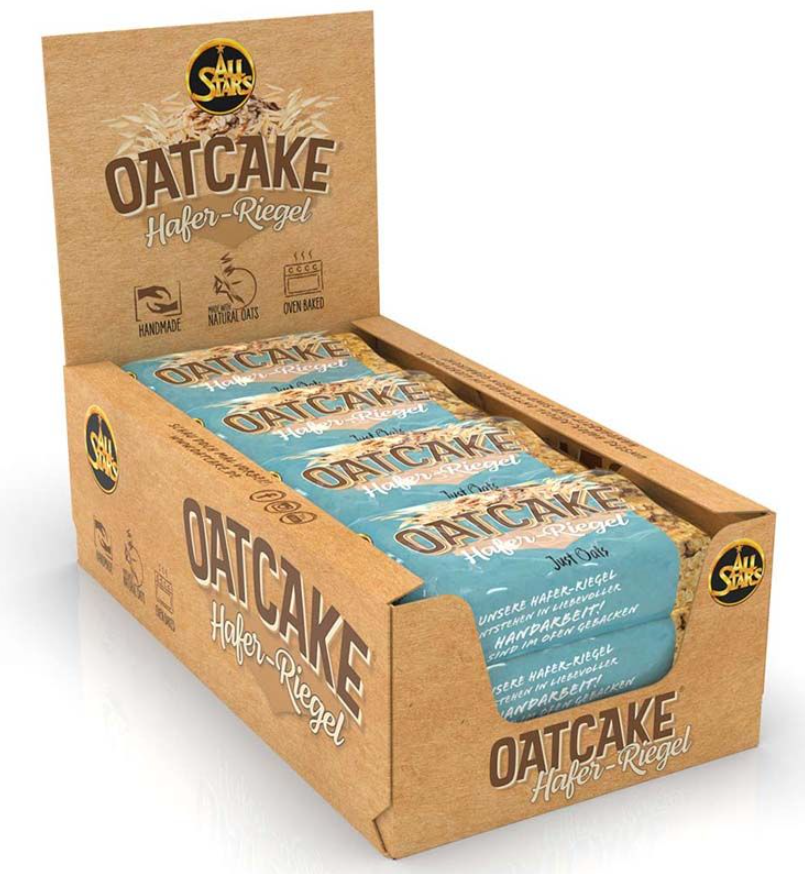 All Stars Oatcake Hafer-Riegel Just Oats (12x80g)