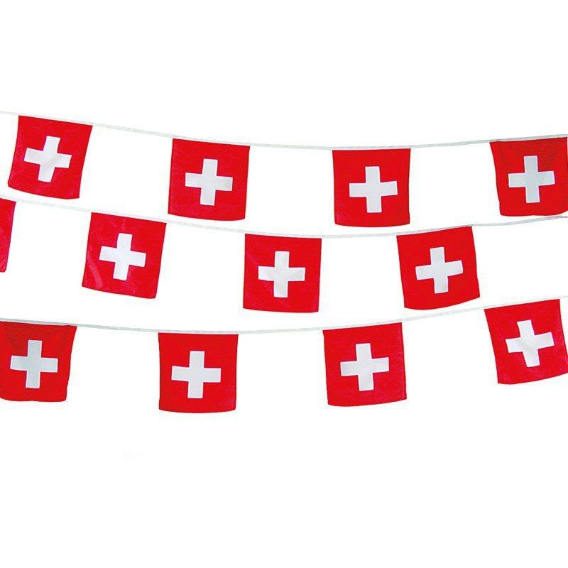 Platikfahnenkette CH, 5m (1 Stk)