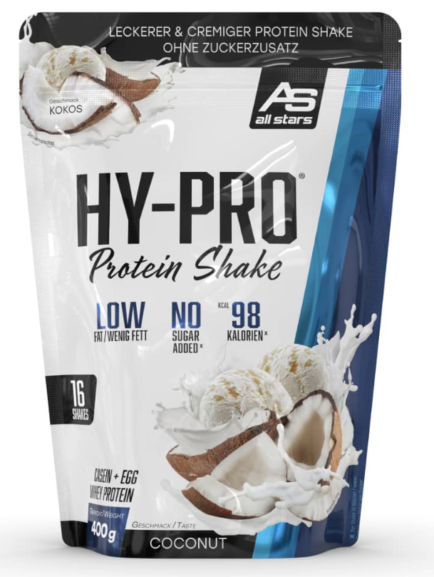 All Stars Hy-Pro Protein Shake Coconut (400g)