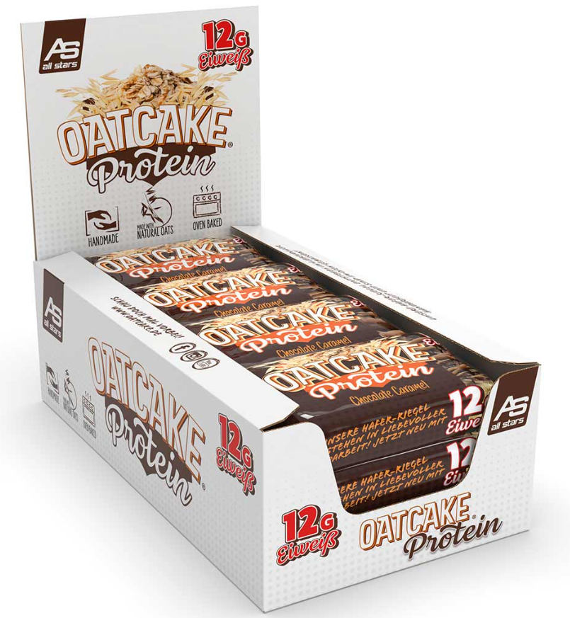 All Stars Oatcake Protein Bar Chocolate Caramel (12x80g)