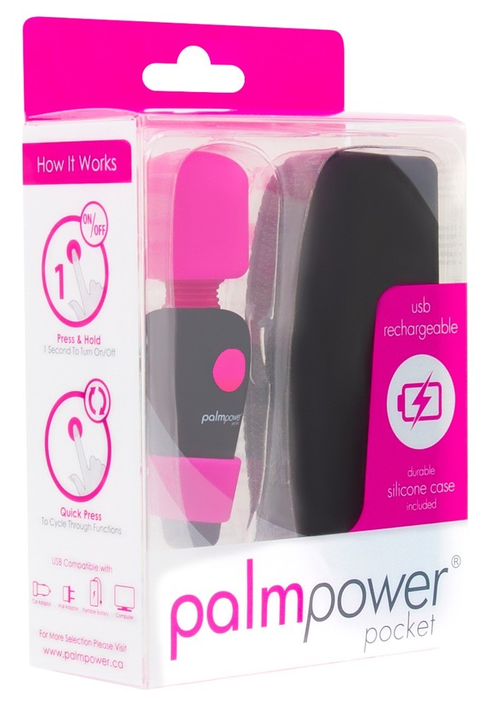 palmpower pocket, kleiner Intim-Massagestab (1 Stk)