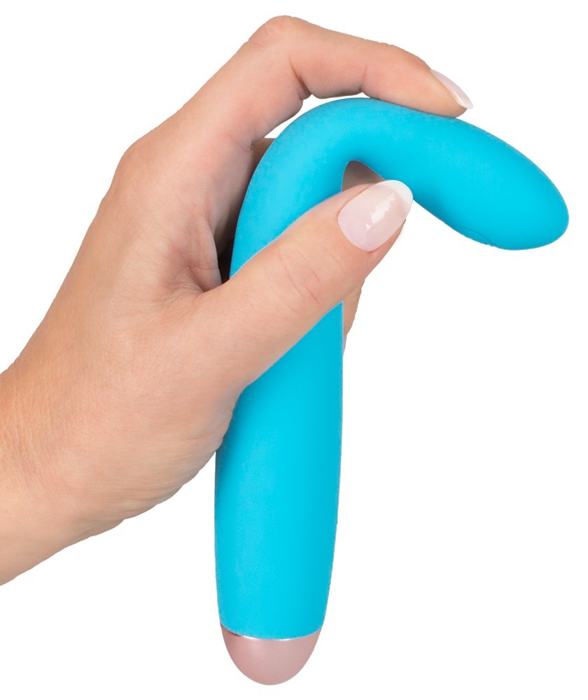 Cuties Mini Vibrator, Flexibler Kopf mit Reizstruktur (1 Stk)