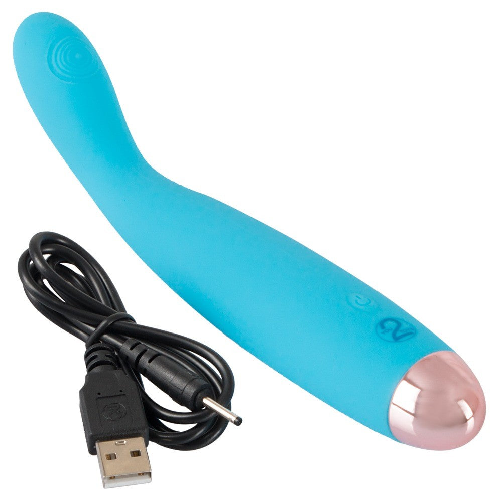 Cuties Mini Vibrator, Flexibler Kopf mit Reizstruktur (1 Stk)