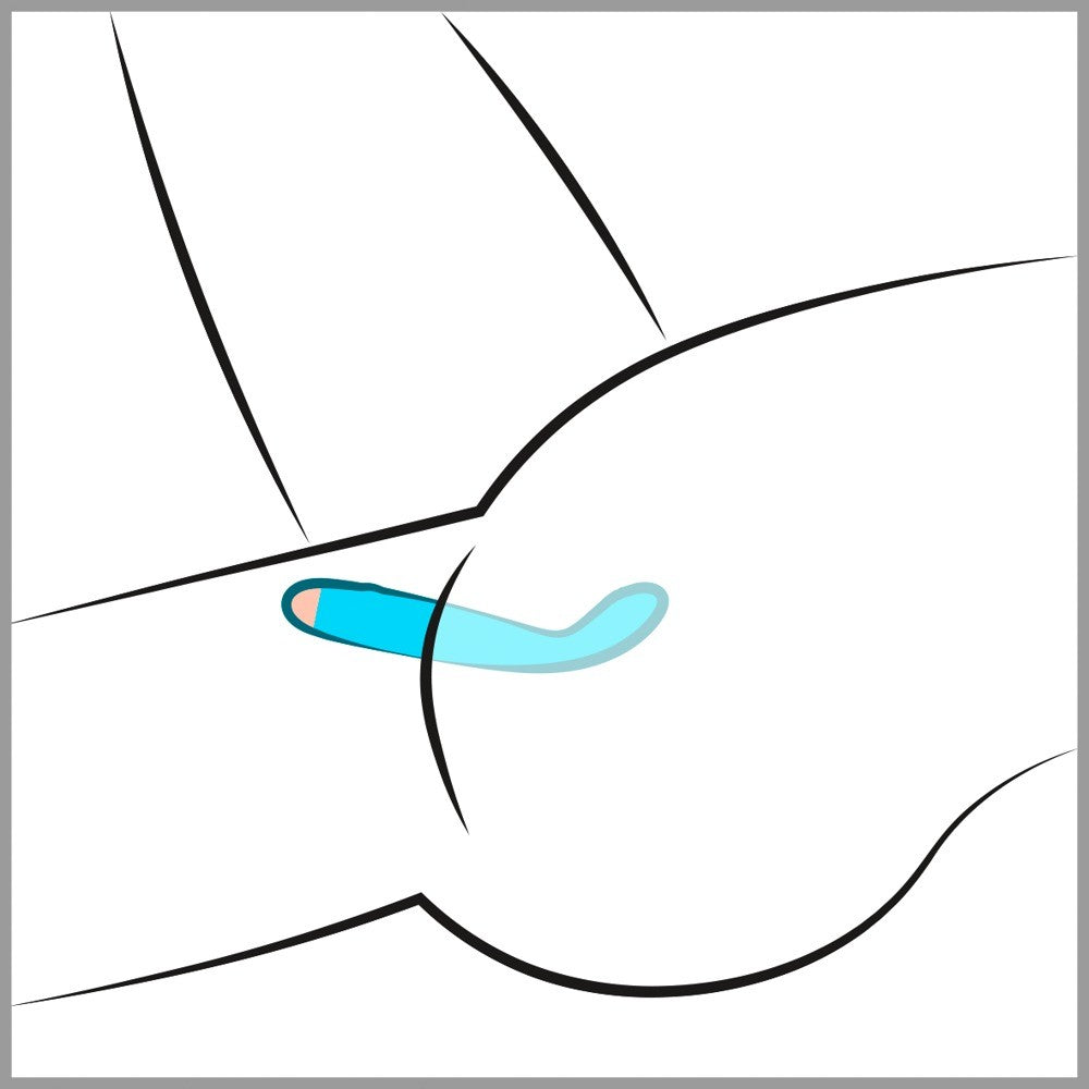 Cuties Mini Vibrator, Flexibler Kopf mit Reizstruktur (1 Stk)