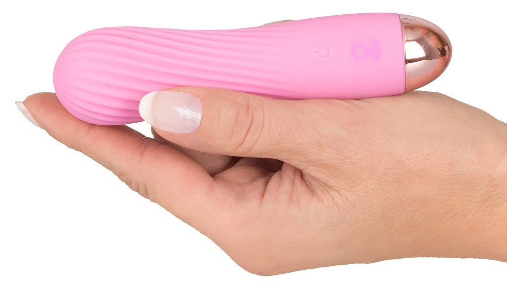 Cuties rosa Minivibrator mit aufregender Rillenstruktur (1 Stk)