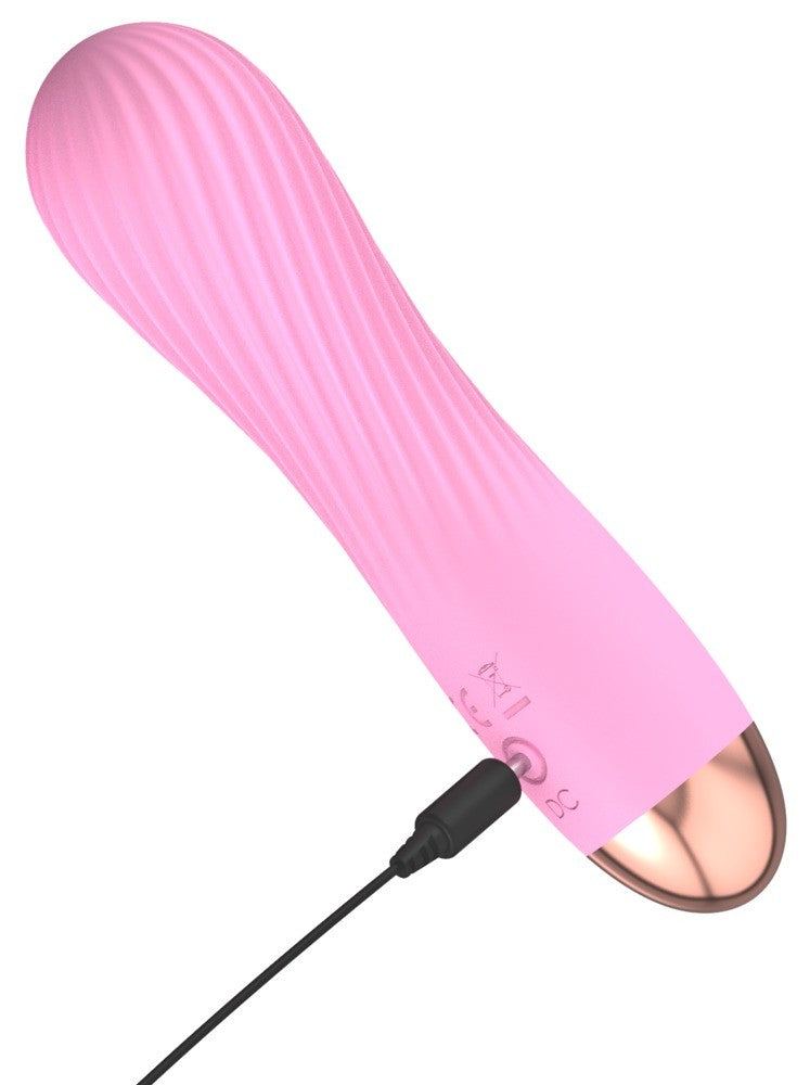 Cuties rosa Minivibrator mit aufregender Rillenstruktur (1 Stk)