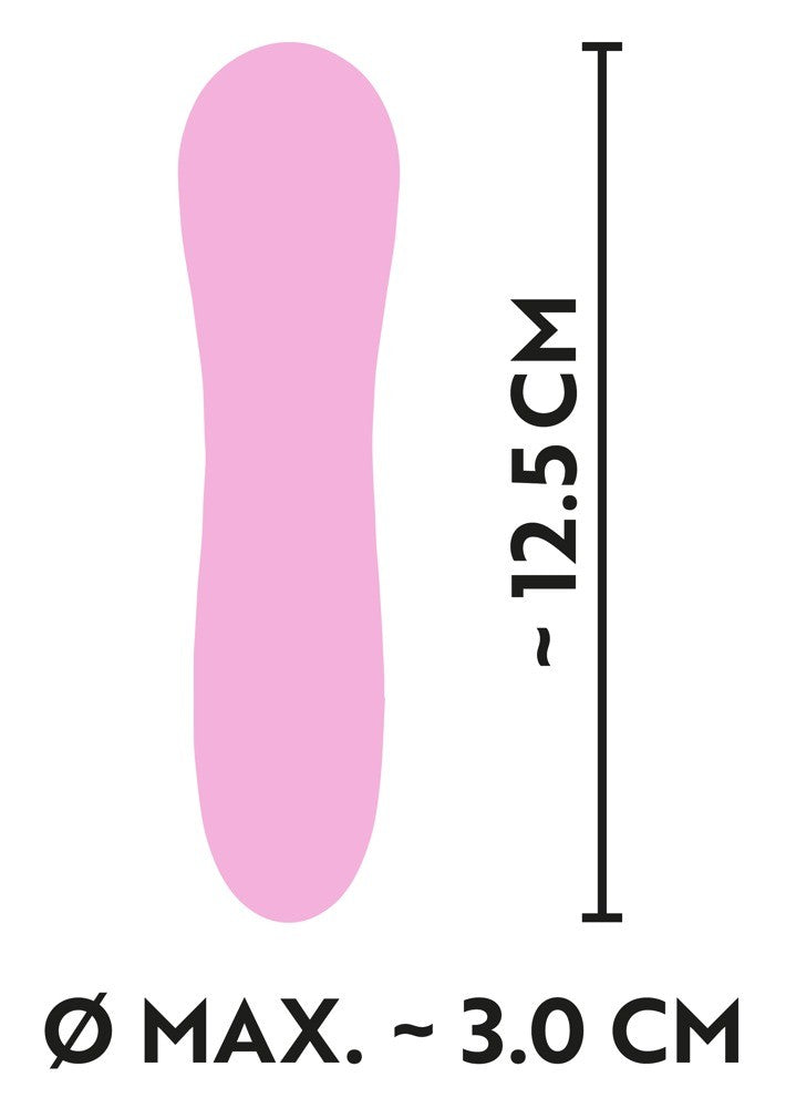 Cuties rosa Minivibrator mit aufregender Rillenstruktur (1 Stk)