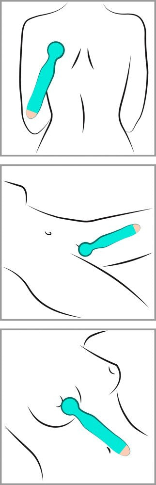 Cuties grüner Minivibrator mit aufregender Rillenstruktur am flexiblen Köpfchen (1 Stk)