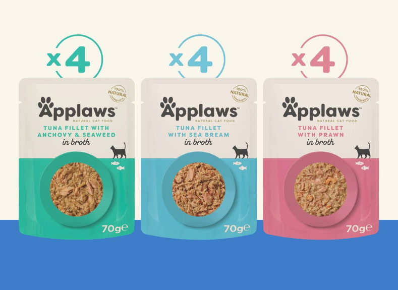 Applaws Nassfutter Multipack mit Fisch (12x70g)