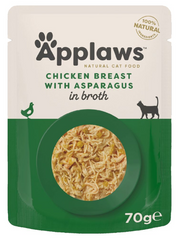 Applaws Nassfutter mit Hühnchenbrust und Spargel (70g)