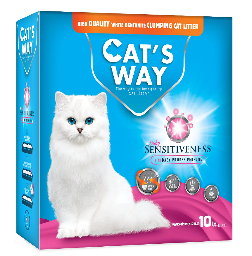 Cat's Way Katzenstreu Baby Powder (10 Liter)