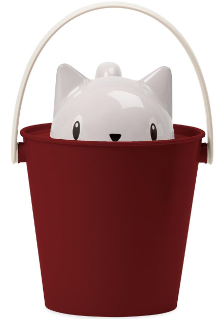 United Pets Aufbewahrungsbox Crick für Katzenfutter braun, 20x20x28cm (1 Stk)