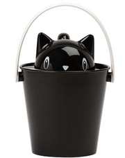 United Pets Aufbewahrungsbox Crick für Katzenfutter schwarz, 20x20x28cm (1 Stk)