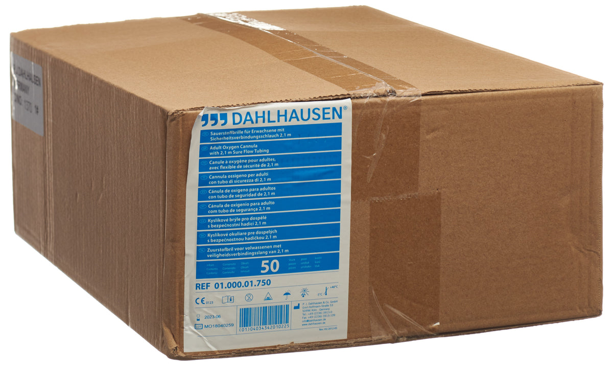 DAHLHAUSEN Sauerstoffbrille gerade für Erwachsene (50 Stk)