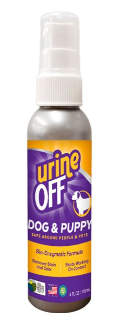 UrineOff Dog ​​& Puppy Geruchs​​- und Fleckenentferner, 118ml (1 Stk)